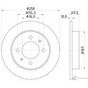 Тормозной диск PAGID Hyundai Elantra (XD) 3 Седан 1.5 16V 102 л.с. 2000 – 2006 54171 98200 1171 0 1 98200 1171