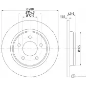 Тормозной диск PAGID 54306 Mazda 3 (BL) 2 Хэтчбек 2.0 156 л.с. 2009 – 2013 98200 1306 0 1 98200 1306