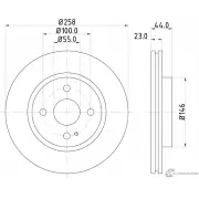 Тормозной диск PAGID 7YGZP 98200 1668 Mazda 2 (DE) 3 Хэтчбек 1.3 (DE3FS) 90 л.с. 2012 – 2014 54668