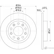 Тормозной диск PAGID 98200 2302 0 1 98200 2302 Dodge Dart 55302