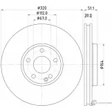 Тормозной диск PAGID 98200 2580 98200 2580 0 1 Mercedes B-Class (W246) 2 Хэтчбек 2.0 B 250 (2444) 211 л.с. 2012 – 2024 55580