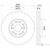 Тормозной диск PAGID 98200 2713 0 1 98200 2713 Lexus SC (Z40) 2 2001 – 2010 55713