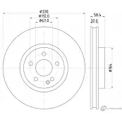 Тормозной диск PAGID 55794 98200 2794 0 1 Mercedes Vito (W447) 3 Фургон 2.0 4403 211 л.с. 2015 – 2025 98200 2794