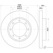 Тормозной диск PAGID Chevrolet Camaro 5 (GM Z) Кабриолет 3.6 316 л.с. 2011 – 2025 IG3Z5E 98200 0256 58245