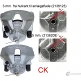 Тормозной суппорт PAGID 75593 A6B 27X VDFQE 1205316964