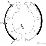 Тормозные колодки, комплект PAGID 98101 0297 98101 0297 0 4 Renault Trafic (PXX) 1 Кабина с шасси 2.1 D RWD 64 л.с. 1994 – 1997 H1172