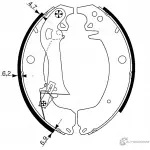 Тормозные колодки, комплект PAGID H9255 98101 0499 1 4 98101 0499 Renault Trafic (PXX) 1 Кабина с шасси 2.1 D RWD 64 л.с. 1994 – 1997