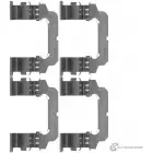 Комплект принадлежностей, дисковая тормозная колодка PAGID Nissan Patrol 97200 5122 9 1 K0357 97200 5122