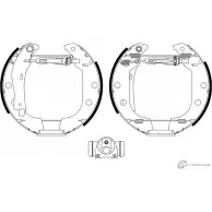 Тормозные колодки, комплект Pro PAGID Peugeot 306 1 (7A, 7C, N3, N5) Хэтчбек 1.8 D 60 л.с. 1993 – 1999 R0900 84101 0566 84101 0566 1 4