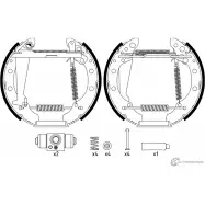 Тормозные колодки, комплект Pro PAGID 84101 0447 R1280 Volkswagen Polo (9N) 4 Хэтчбек 1.6 Total Flex 104 л.с. 2008 – 2012 84101 0447 7 4