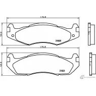 Тормозные колодки, дисковые, комплект PAGID 21821 T0385 Jeep Cherokee (XJ) 2 Внедорожник 2.5 4x4 121 л.с. 1990 – 1996 2182 0