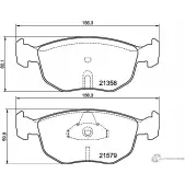 Тормозные колодки, дисковые, комплект PAGID Ford Mondeo 1 (FD, GBP) Хэтчбек 2.0 i 16V 4x4 136 л.с. 1993 – 1996 T1127 2 1358 21579