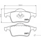 Тормозные колодки, дисковые, комплект PAGID T1190 230 76 23077 Volvo V70 2 (285) Универсал 2.4 D5 163 л.с. 2005 – 2007