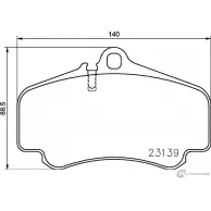 Тормозные колодки, дисковые, комплект PAGID T1291 2313 9 23330 Porsche 911 (997) 4 Купе 3.6 Turbo 420 л.с. 2006 – 2009