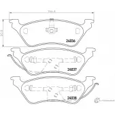 Тормозные колодки, дисковые, комплект PAGID 240 36 T1421 Chrysler Voyager 4 (RG, RS) Минивэн 3.3 Flexfuel 173 л.с. 2006 – 2007 24037