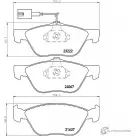 Тормозные колодки, дисковые, комплект PAGID 2163 7 Fiat Marea (185) 1 Седан 2.4 JTD 130 130 л.с. 1999 – 2002 23222 T1439