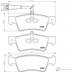 Тормозные колодки, дисковые, комплект PAGID 2436 7 Volkswagen Transporter (T5) 5 Грузовик 3.2 4motion 231 л.с. 2003 – 2009 24368 T1758