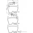 Тормозные колодки, дисковые, комплект PAGID T1780 24516 237 51 Audi A4 (B7) 3 Кабриолет 4.2 Rs4 Quattro 420 л.с. 2006 – 2009
