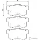 Тормозные колодки, дисковые, комплект PAGID 21720 T2030 21719 Suzuki SX4 (EY, GY) 1 Хэтчбек 2.0 (RW415. RW416. RW420) 152 л.с. 2010 – 2024