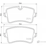 Тормозные колодки, дисковые, комплект PAGID 24606 T2114 Audi A8 (D4) 3 Седан 25214