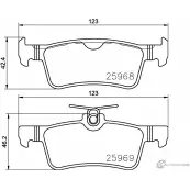 Тормозные колодки, дисковые, комплект PAGID 259 68 25969 T2392 Peugeot 308 2 (T9, 4C) Хэтчбек 1.6 Flex 173 л.с. 2015 – 2024