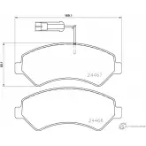 Тормозные колодки, дисковые, комплект PAGID T2472 Fiat Ducato (250) 3 Автобус 2.3 130 Multijet 2.3 D 126 л.с. 2010 – 2024 2446 6 24467