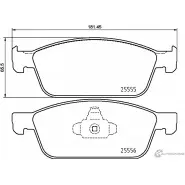 Тормозные колодки, дисковые, комплект PAGID 2555 5 Ford Kuga 2 (CBS, C512, DM2) Кроссовер 1.5 EcoBoost 180 л.с. 2015 – 2024 T2645 VDP6YUT