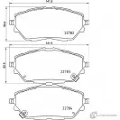 Тормозные колодки, дисковые, комплект PAGID T2687 N1BYY 1437030017 04R 2FB