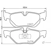 Тормозные колодки, дисковые, комплект PAGID 23927 173 1 5 23927 T2717 Bmw 3 (E92) 5 Купе 2.0 320 d xDrive 163 л.с. 2008 – 2013