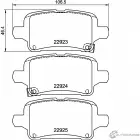 Тормозные колодки, дисковые, комплект PAGID MYRXM XNK2 XA6 T2741 1437029975