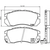 Тормозные колодки, дисковые, комплект PAGID T3077 24389 1193397668 2148 2