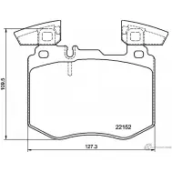 Тормозные колодки, дисковые, комплект PAGID T3175 VB89 RRE 1437030067 7WMT4