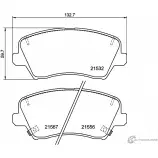 Тормозные колодки, дисковые, комплект PAGID QE YEL7J 1437030071 Z1SUNK T4183
