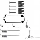 Ремкомплект тормознойзные колодки PAGID 97401 0102 9 1 X0088 97401 0102 Ford Fiesta 4 (DX, JA, JB) Хэтчбек 1.6 98 л.с. 1999 – 2002