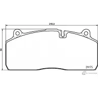 Тормозные колодки дисковые, комплект DON 3KBMC3 2 9175 CVP113K 2285524