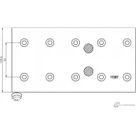 Накладки, башмаки тормозных колодок DON MB1152S7115 2285805 MB/115/2 17 287