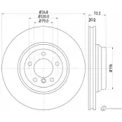 Тормозной диск DON 5028740974127 Bmw X1 (E84) 1 Кроссовер 3.0 xDrive 35 i 306 л.с. 2012 – 2015 GGO 05W PCD12601