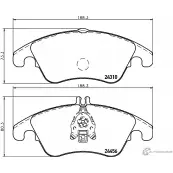 Тормозные колодки дисковые, комплект DON 24311 Mercedes E-Class (S212) 4 Универсал 2.1 E 220 BlueTEC 4 matic (2111) 170 л.с. 2014 – 2024 PCP1043 243 10