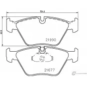 Тормозные колодки дисковые, комплект DON 1194136292 2167 7 PCP1137 21990