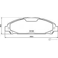 Тормозные колодки дисковые, комплект DON 5028740912983 PCP1617 9 GUT2A Ford Mustang