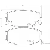 Тормозные колодки дисковые, комплект DON 1424220804 9Z8N5R5 29242 195 0 5 T4136 PCP1679