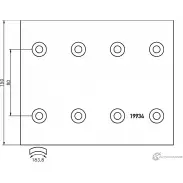 Накладки, башмаки тормозных колодок DON 1 9934 RN1001A7100 Skoda Yeti RN/100/1