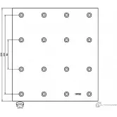 Накладки, башмаки тормозных колодок DON SV/42/2 SV422A7115 199 33 2286035