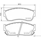 Тормозные колодки дисковые, комплект NISSHINBO W7 20PV 1437029701 NP9028