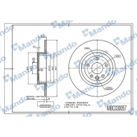 Тормозной диск MANDO Land Rover Range Rover Evoque MBC030057 30C US