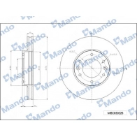 Тормозной диск MANDO MBC030226 Kia Carnival U 973I