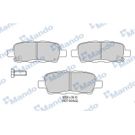 Тормозные колодки дисковые, комплект MANDO MBF015002 Infiniti G (V35) 3 Седан 3.5 284 л.с. 2004 – 2007 MCNI 1U