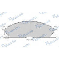 Тормозные колодки дисковые, комплект MANDO MBF015008 1439978529 MUURHJ 3