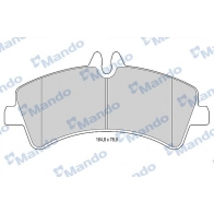 Тормозные колодки дисковые, комплект MANDO MBF015040 6J 1F9O 1439978557