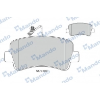 Тормозные колодки дисковые, комплект MANDO J 3V20SE Opel Movano (B) 2 Грузовик 2.3 CDTI FWD (EV) 170 л.с. 2016 – наст. время MBF015044